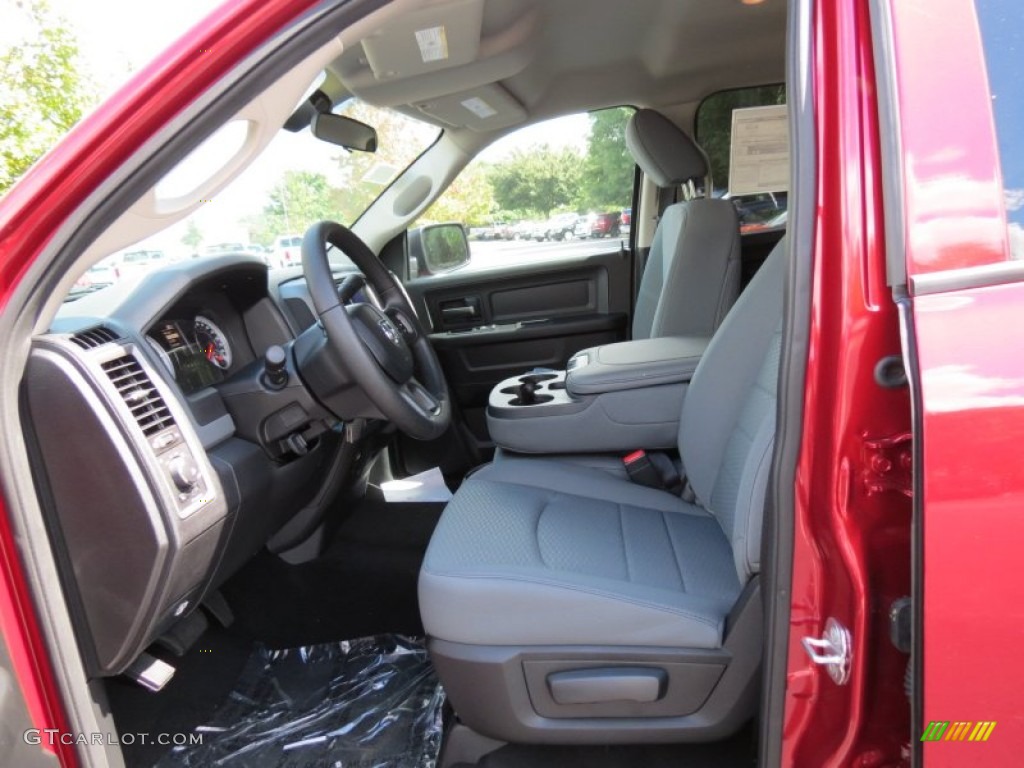 2014 1500 Express Crew Cab - Deep Cherry Red Crystal Pearl / Black/Diesel Gray photo #7