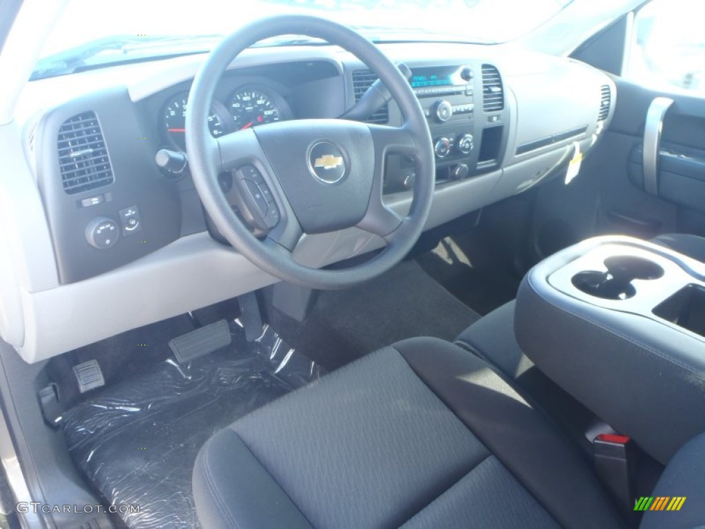 2013 Silverado 1500 LS Crew Cab - Mocha Steel Metallic / Ebony photo #9