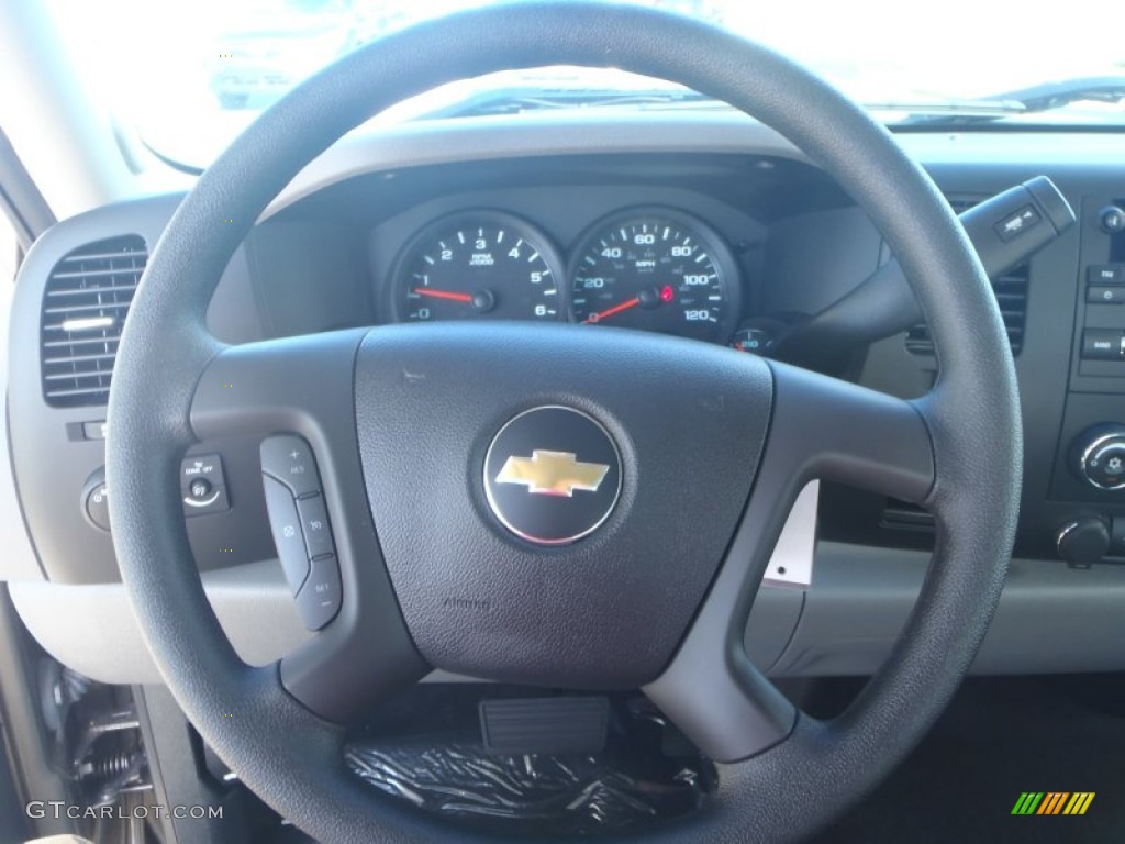 2013 Silverado 1500 LS Crew Cab - Mocha Steel Metallic / Ebony photo #12