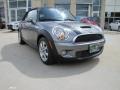 2010 Dark Silver Metallic Mini Cooper S Convertible  photo #1