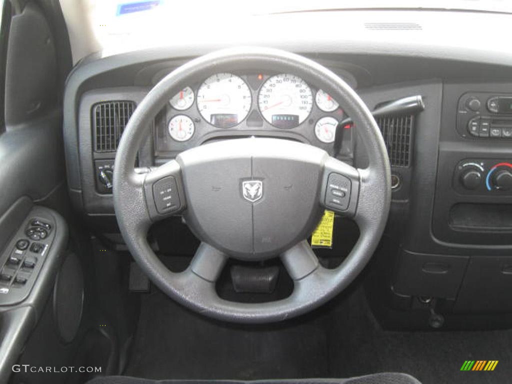 2005 Ram 1500 SLT Quad Cab - Black / Dark Slate Gray photo #34