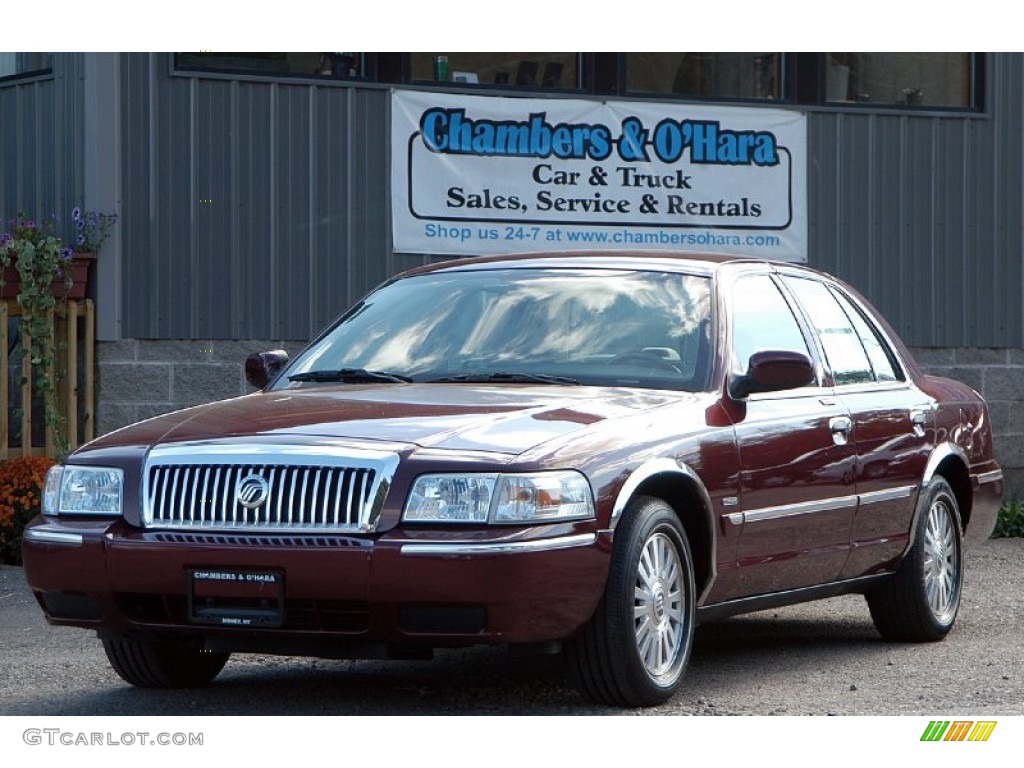 2006 Grand Marquis LS - Dark Toreador Red Metallic / Light Camel photo #1
