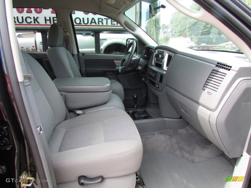 2007 Ram 3500 SLT Quad Cab 4x4 Dually - Brilliant Black Crystal Pearl / Medium Slate Gray photo #36