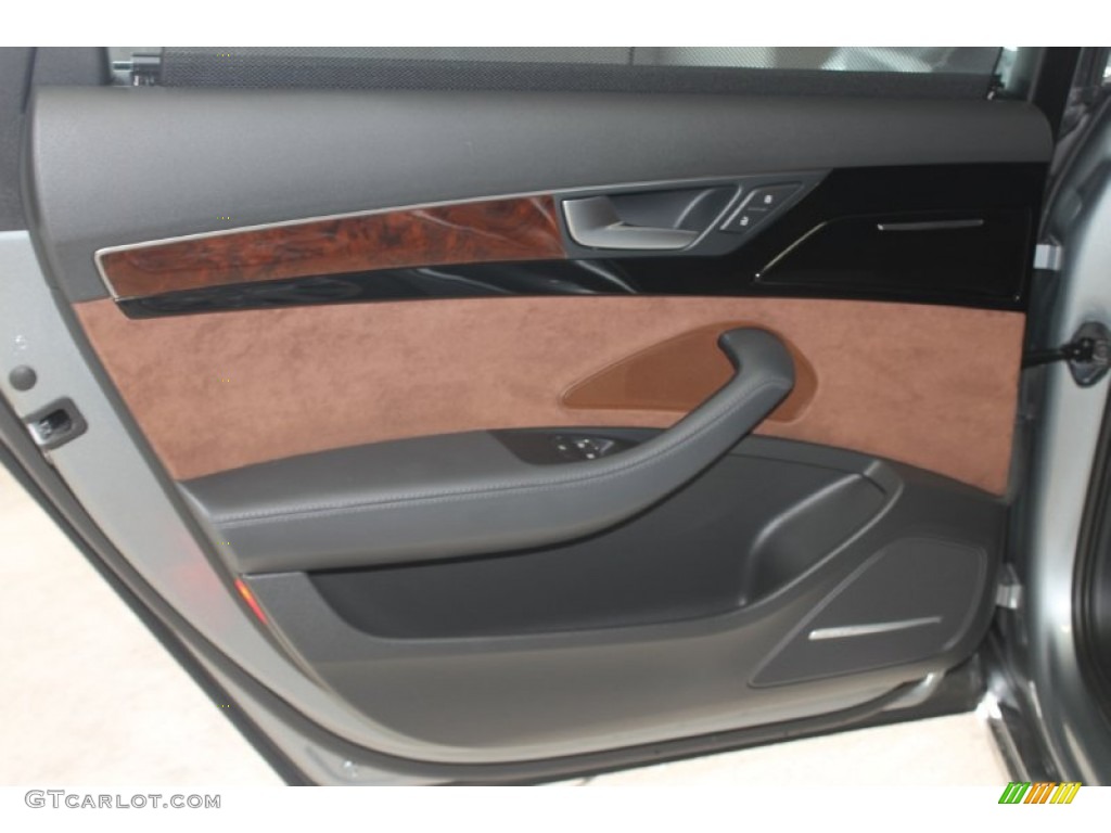 2011 A8 L 4.2 FSI quattro - Quartz Grey Metallic / Nougat Brown photo #29