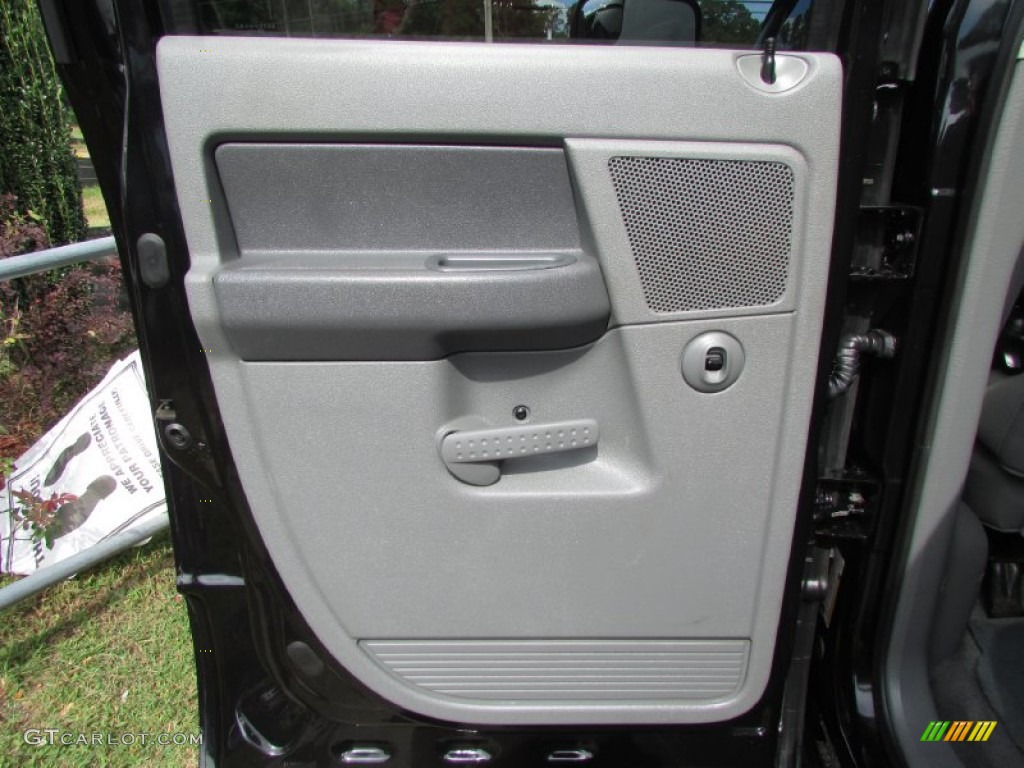 2007 Ram 3500 SLT Quad Cab 4x4 Dually - Brilliant Black Crystal Pearl / Medium Slate Gray photo #41