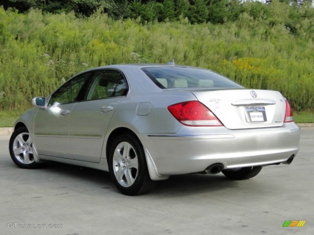 2006 RL 3.5 AWD Sedan - Meteor Silver Metallic / Parchment photo #8