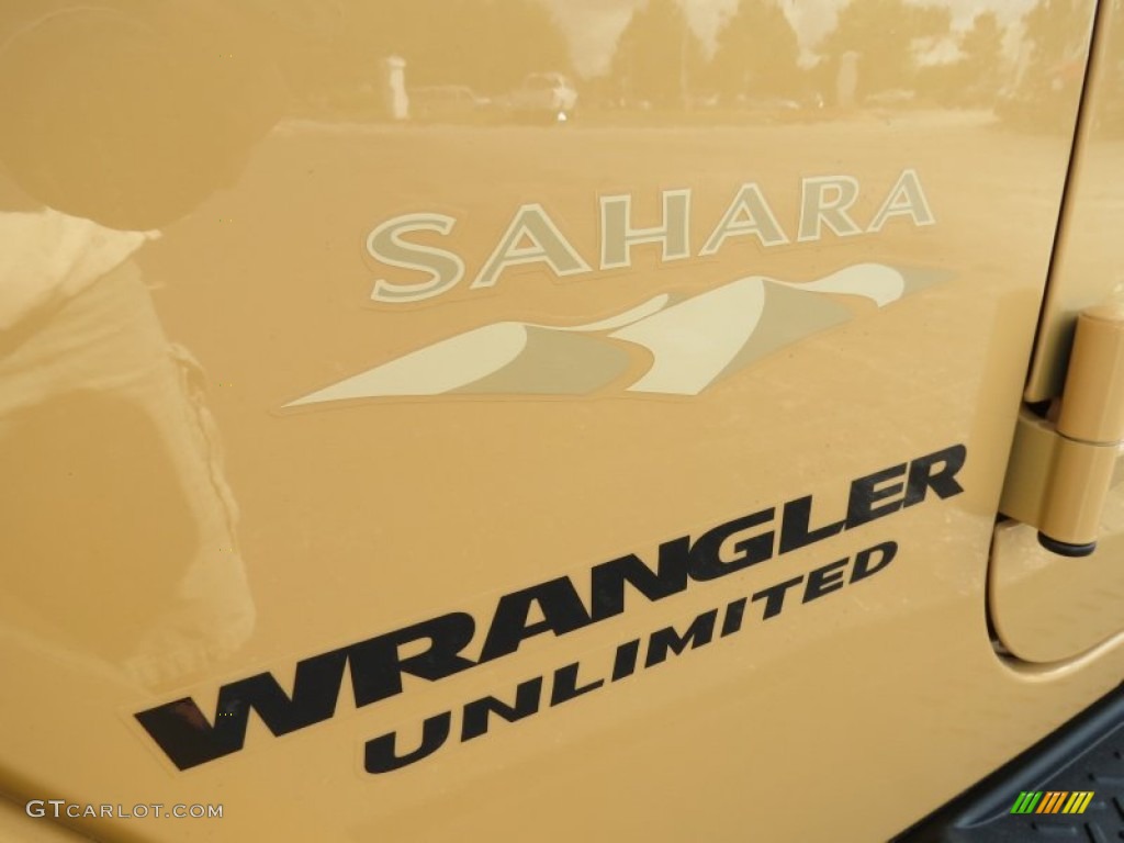 2014 Jeep Wrangler Unlimited Sahara 4x4 Marks and Logos Photo #86291530