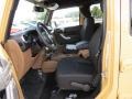 Black/Dark Saddle 2014 Jeep Wrangler Unlimited Sahara 4x4 Interior Color