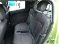 2013 Chevrolet Spark Green/Green Interior Rear Seat Photo