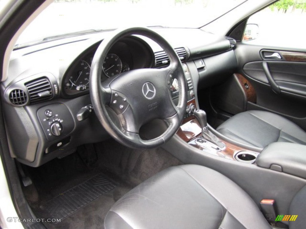 Black Interior 2006 Mercedes-Benz C 280 Luxury Photo #86291967
