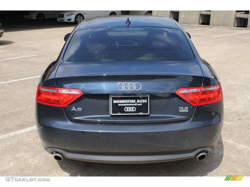2009 A5 3.2 quattro Coupe - Deep Sea Blue Pearl / Cinnamon Brown photo #7
