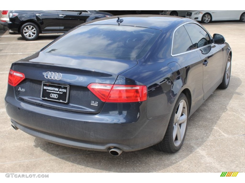 2009 A5 3.2 quattro Coupe - Deep Sea Blue Pearl / Cinnamon Brown photo #8