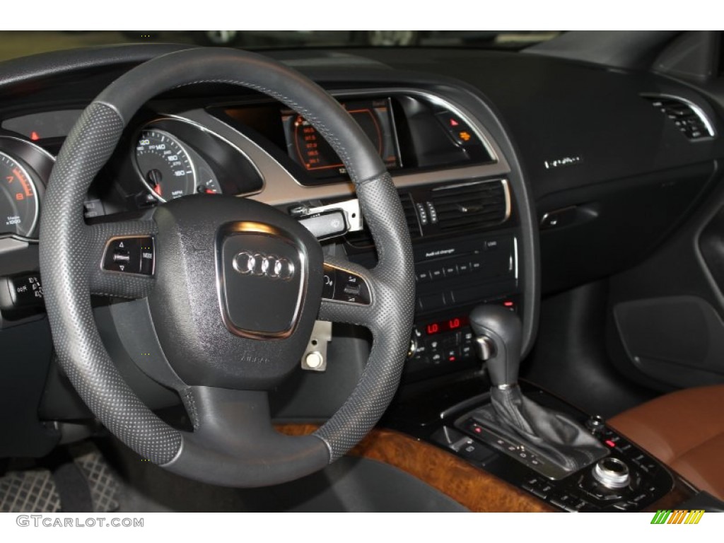 2009 A5 3.2 quattro Coupe - Deep Sea Blue Pearl / Cinnamon Brown photo #12