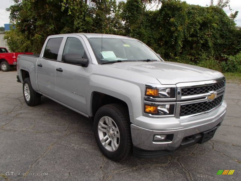 2014 Silverado 1500 LT Crew Cab 4x4 - Silver Ice Metallic / Jet Black photo #2