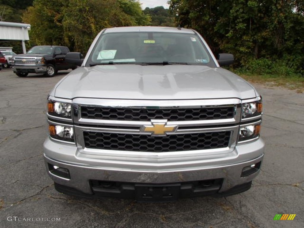 2014 Silverado 1500 LT Crew Cab 4x4 - Silver Ice Metallic / Jet Black photo #3