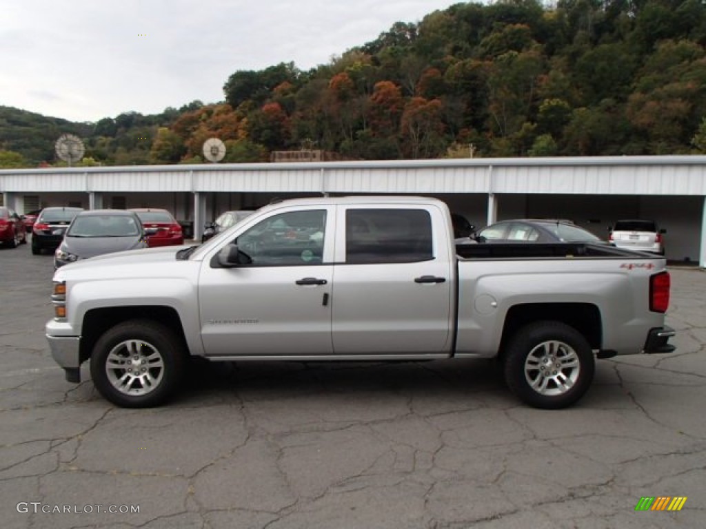 2014 Silverado 1500 LT Crew Cab 4x4 - Silver Ice Metallic / Jet Black photo #5