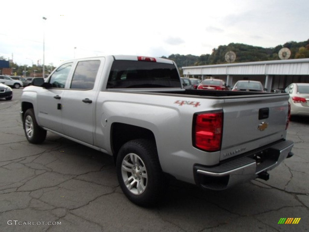 2014 Silverado 1500 LT Crew Cab 4x4 - Silver Ice Metallic / Jet Black photo #6