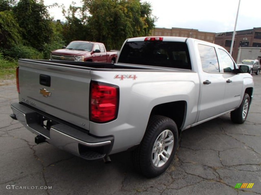 2014 Silverado 1500 LT Crew Cab 4x4 - Silver Ice Metallic / Jet Black photo #8