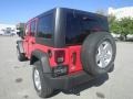 Flame Red - Wrangler Unlimited Sport 4x4 Photo No. 3