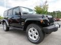 Black 2014 Jeep Wrangler Unlimited Sahara 4x4 Exterior