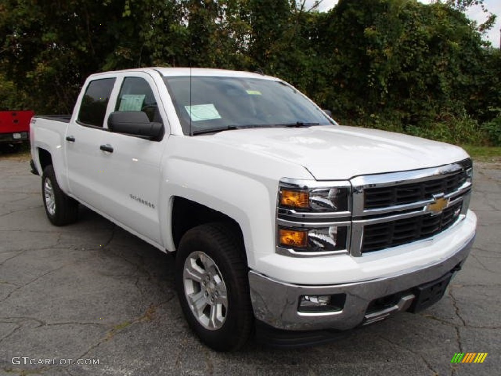 2014 Silverado 1500 LT Z71 Crew Cab 4x4 - Summit White / Jet Black photo #2