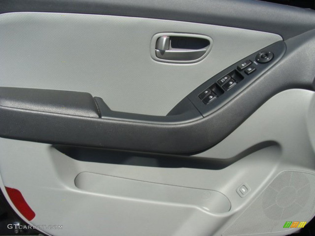 2009 Elantra SE Sedan - Black Pearl / Gray photo #7
