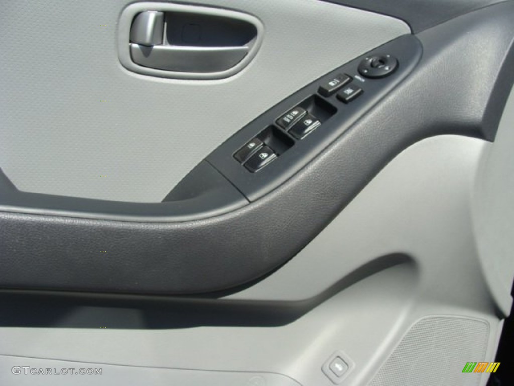 2009 Elantra SE Sedan - Black Pearl / Gray photo #8