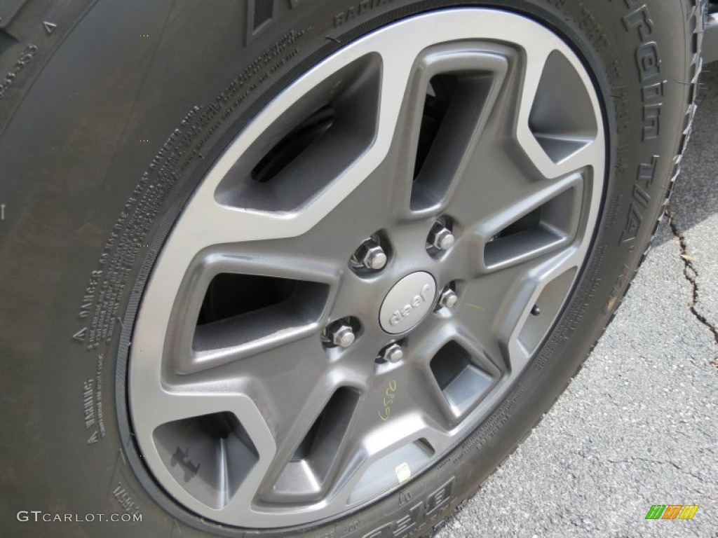 2014 Wrangler Unlimited Rubicon 4x4 - Anvil / Black photo #5