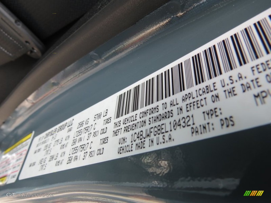 2014 Wrangler Unlimited Rubicon 4x4 - Anvil / Black photo #11