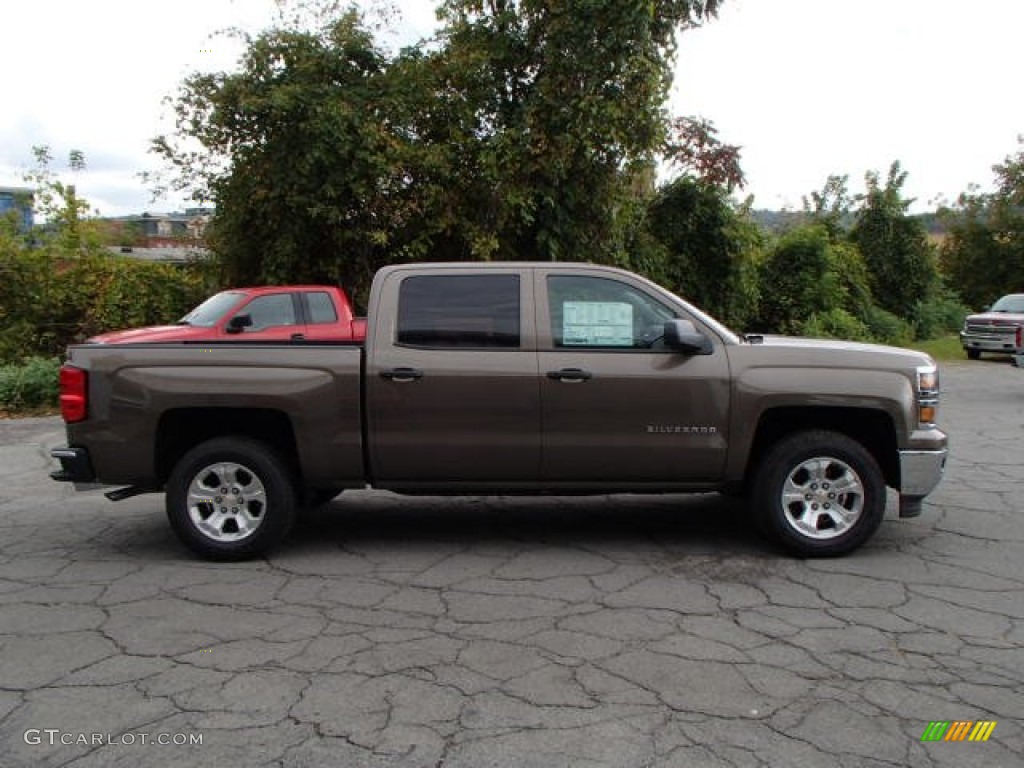 2014 Silverado 1500 LT Crew Cab 4x4 - Brownstone Metallic / Cocoa/Dune photo #1