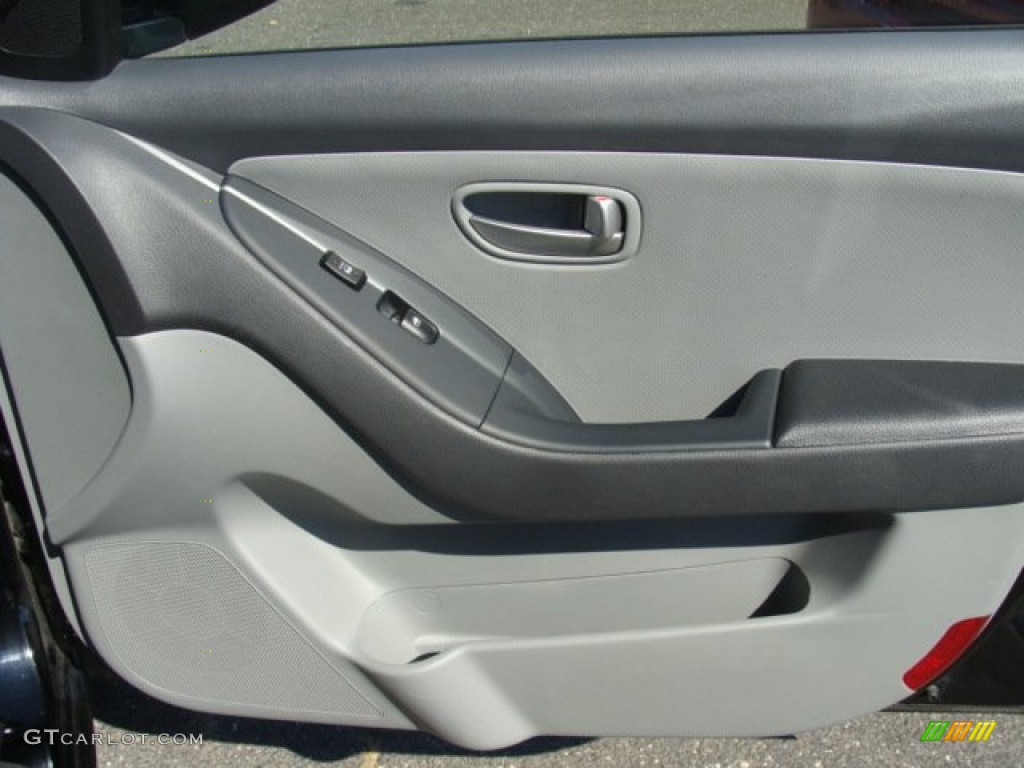 2009 Elantra SE Sedan - Black Pearl / Gray photo #23