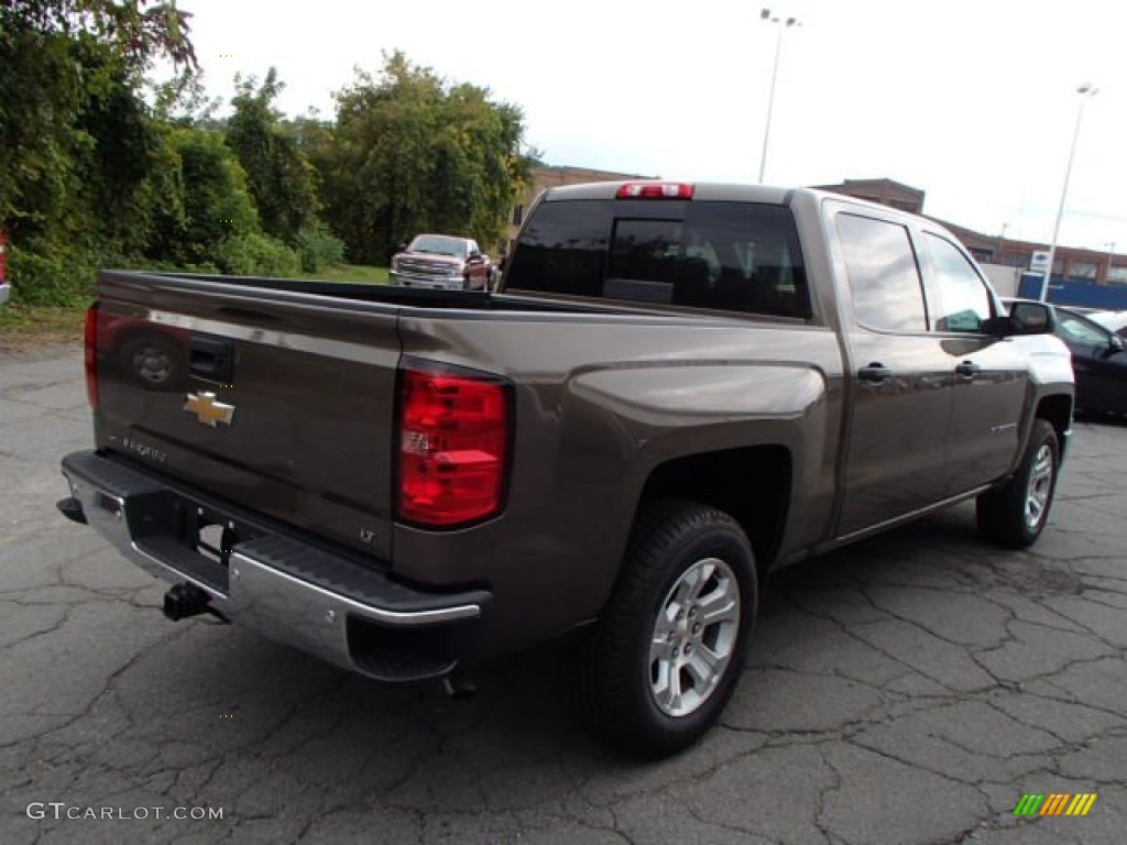 2014 Silverado 1500 LT Crew Cab 4x4 - Brownstone Metallic / Cocoa/Dune photo #8