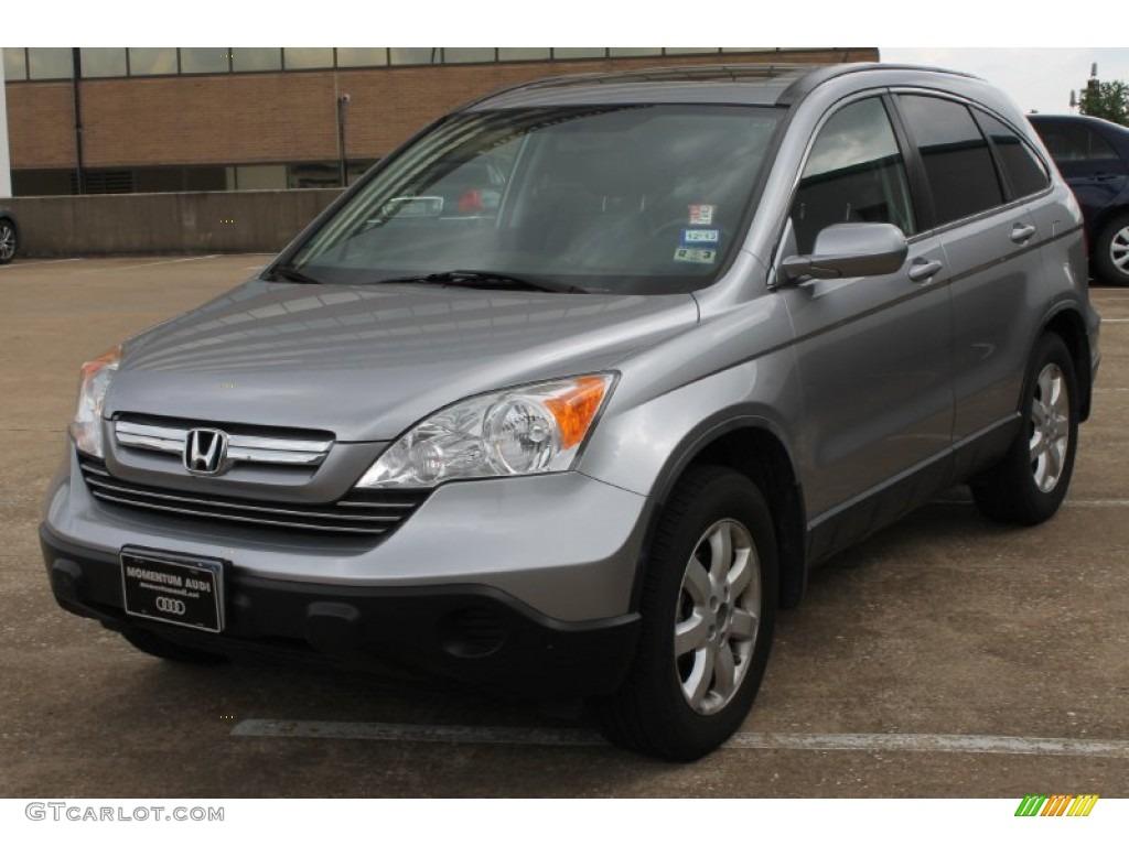 2008 CR-V EX-L - Whistler Silver Metallic / Black photo #3