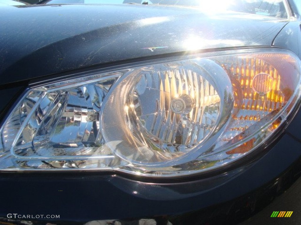 2009 Elantra SE Sedan - Black Pearl / Gray photo #29