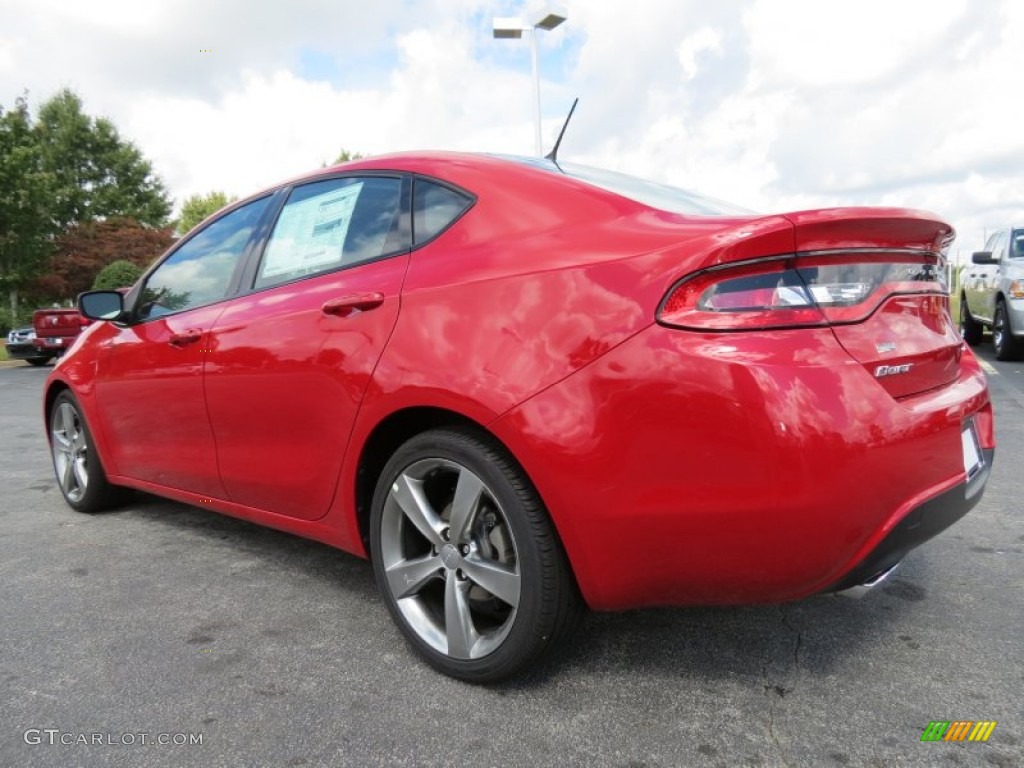 2013 Dart GT - Redline 2-Coat Pearl / Black/Ruby Red photo #2