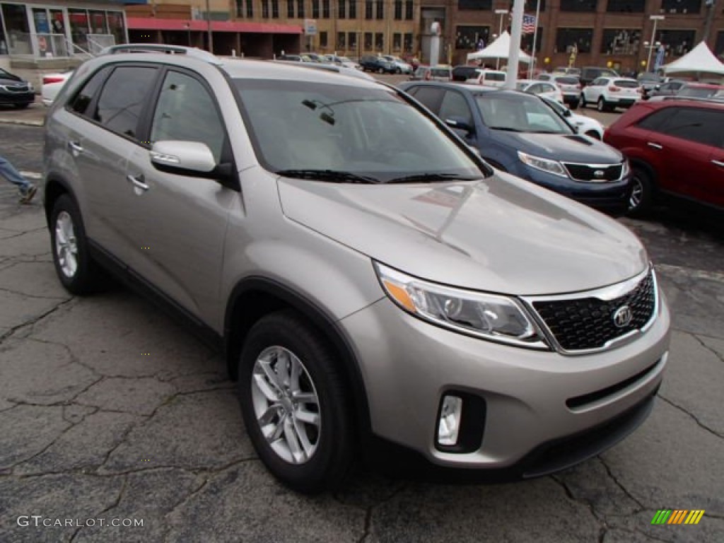 Satin Metal 2014 Kia Sorento LX Exterior Photo #86295096