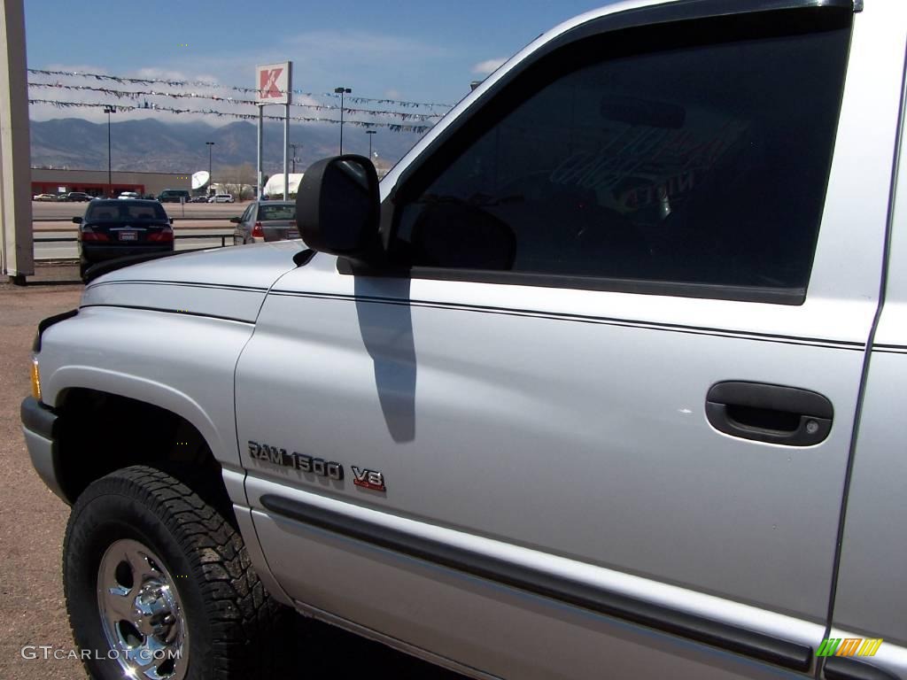 2001 Ram 1500 ST Regular Cab 4x4 - Bright Silver Metallic / Mist Gray photo #14