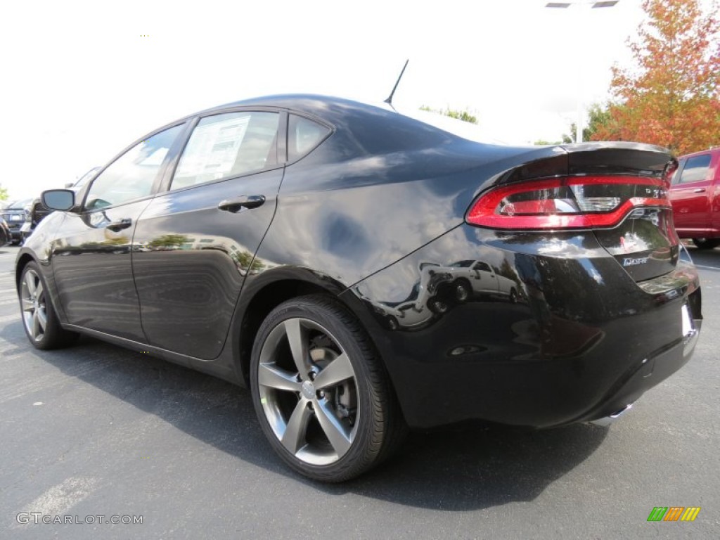 Pitch Black 2013 Dodge Dart GT Exterior Photo #86295459