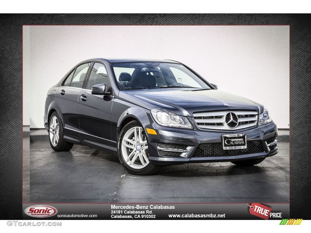 2014 C 250 Sport - Steel Grey Metallic / Black photo #1