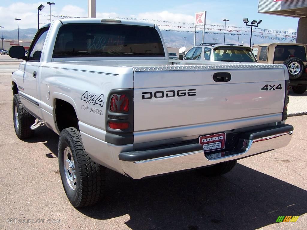 2001 Ram 1500 ST Regular Cab 4x4 - Bright Silver Metallic / Mist Gray photo #20