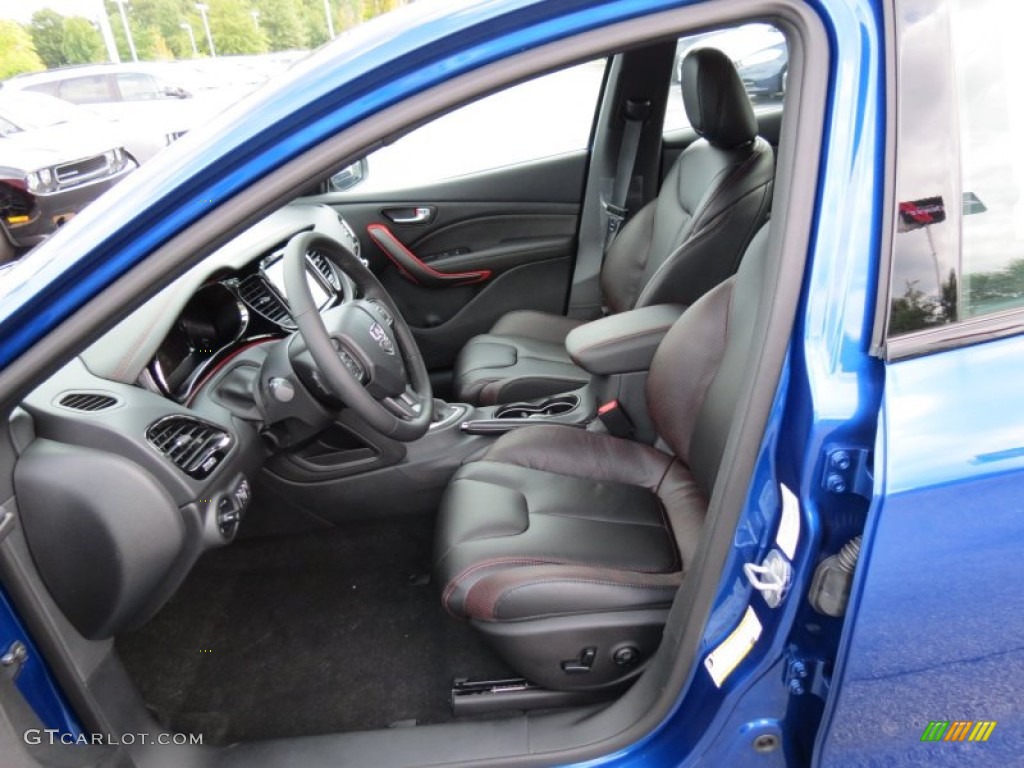 Black Interior 2013 Dodge Dart GT Photo #86296005