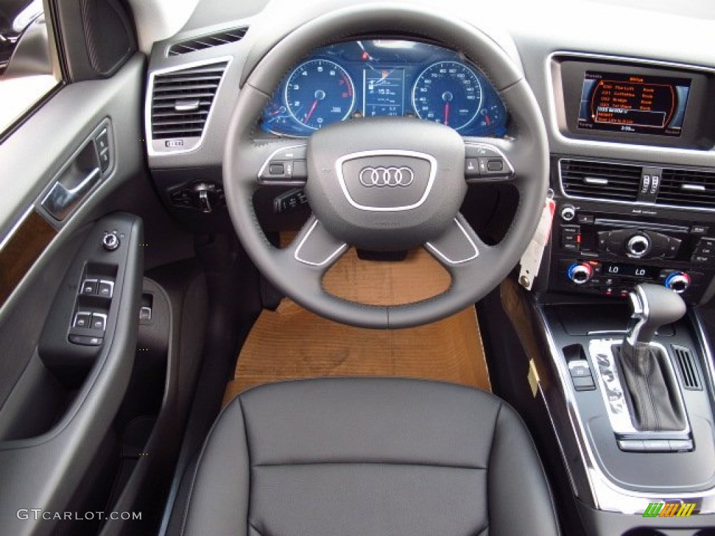 2014 Audi Q5 2.0 TFSI quattro Black Dashboard Photo #86296684