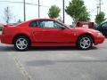 2004 Torch Red Ford Mustang V6 Coupe  photo #7