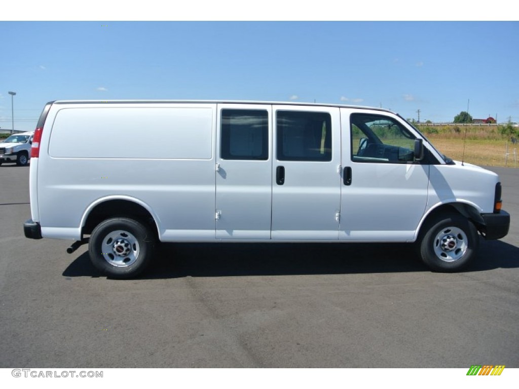 Summit White 2014 GMC Savana Van 2500 Extended Cargo Exterior Photo #86298069