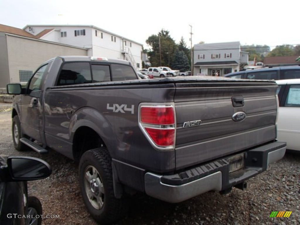 2010 F150 XLT Regular Cab 4x4 - Sterling Grey Metallic / Medium Stone photo #6