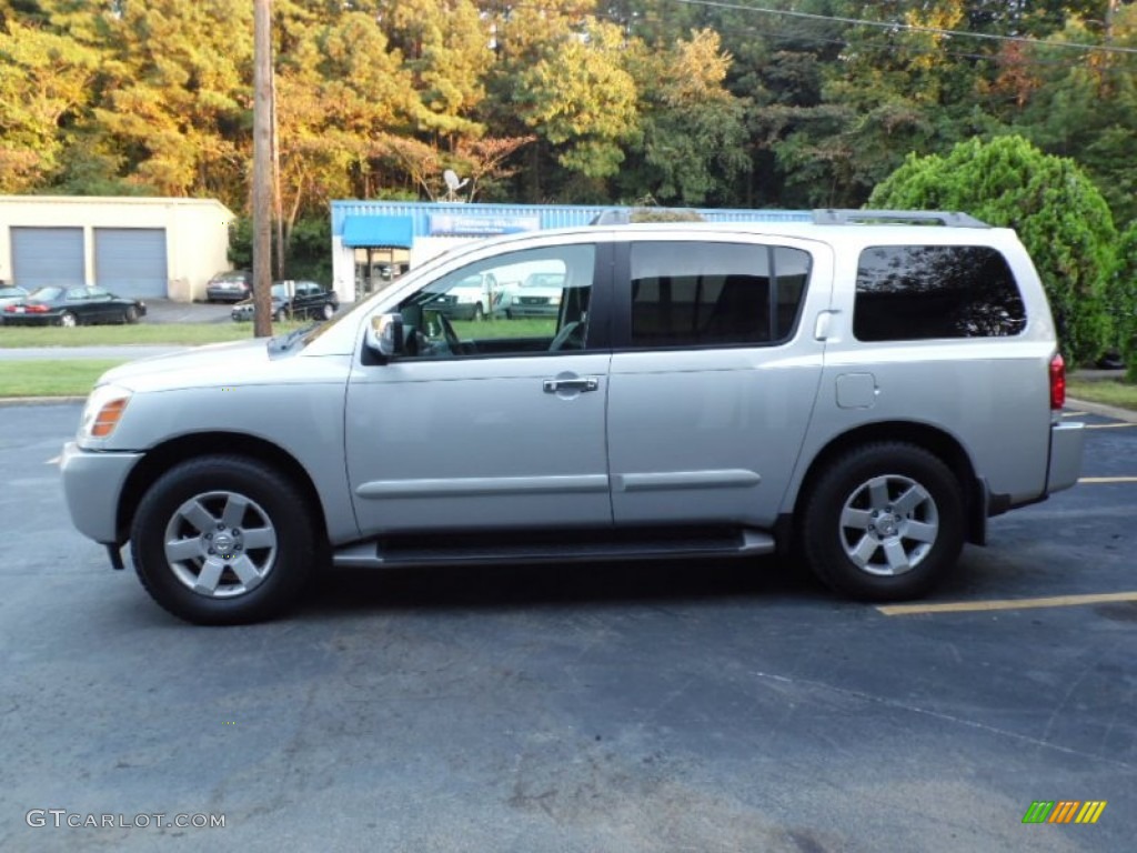 2004 Armada LE 4x4 - Silver Lightning Metallic / Steel/Titanium photo #6