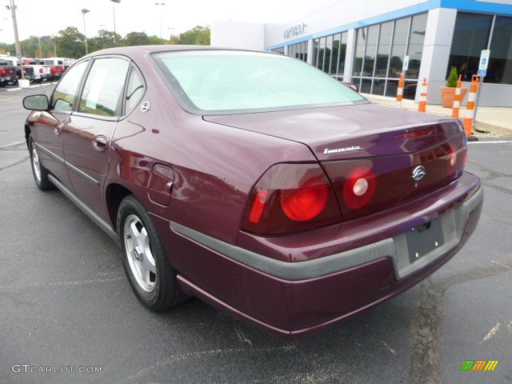 2003 Impala  - Berry Red Metallic / Medium Gray photo #3