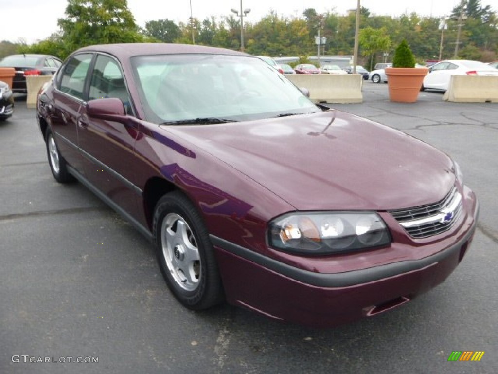 Berry Red Metallic 2003 Chevrolet Impala Standard Impala Model Exterior Photo #86299074