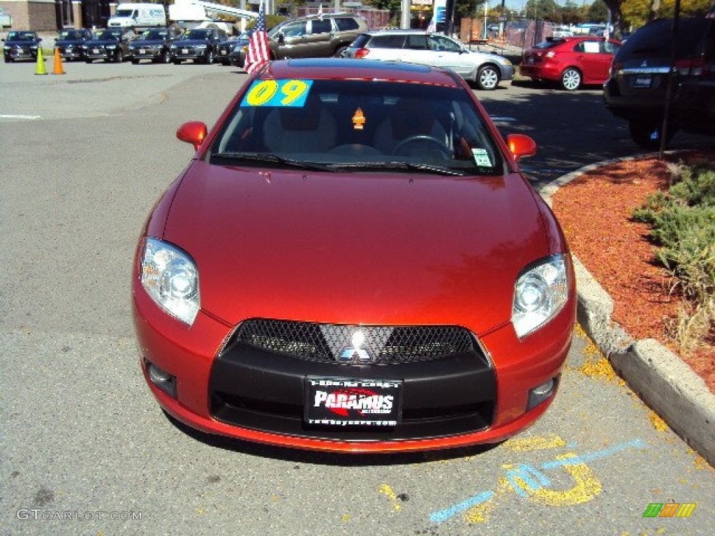 2009 Eclipse GT Coupe - Sunset Pearlescent Pearl / Terra Cotta/Charcoal photo #2