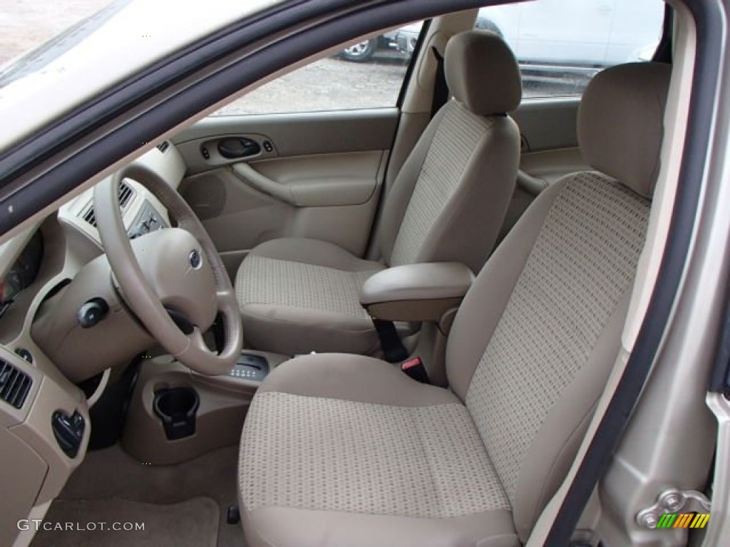 2007 Focus ZX4 SES Sedan - Pueblo Gold Metallic / Dark Pebble/Light Pebble photo #8